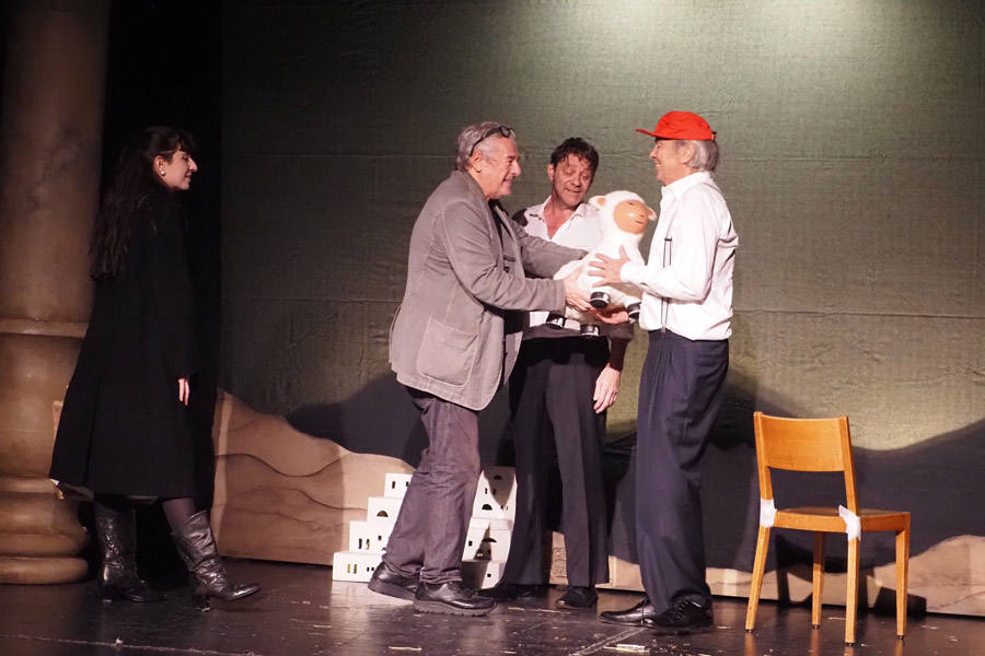 DER MESSIAS: Stephanie Szanto, Markus Imboden, Reoland Wiesnekker, Siegmund Tischendorf