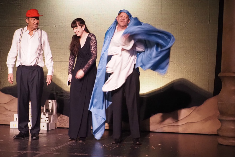 DER MESSIAS: Proben: Siegmund Tischendorf, Stephanie Szanto, Roeland Wisnekker